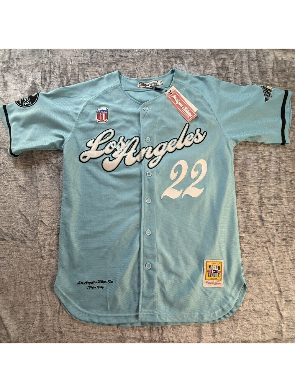 Headgear Classics Negro League Los Angeles White Sox #22 Jersey Men's Size M New